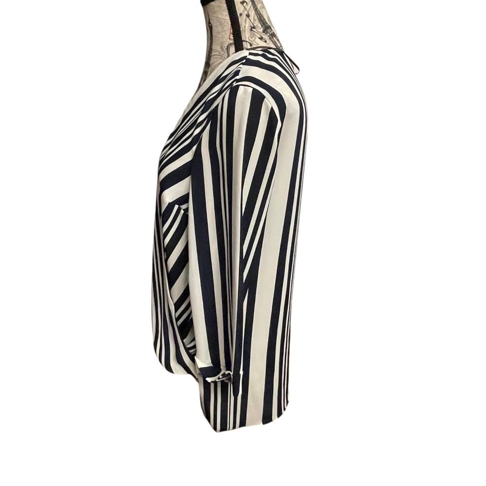 Atmosphere Navy and White Striped Blouse - Picture 2 of 6